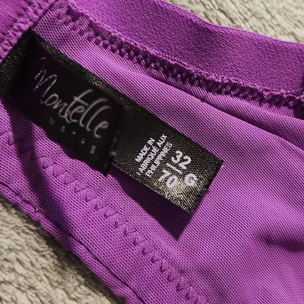 Montelle Sublime Spacer Bra in Dahlia Purple/Fuchsia, 32G - Picture 2 of 3